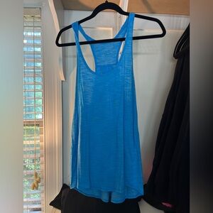 Blue lululemon tank